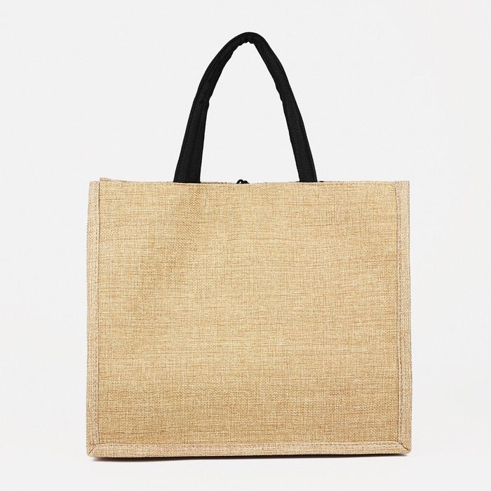 Шопер на пуговице, цвет бежевый Шопер на пуговице, цвет бежевый