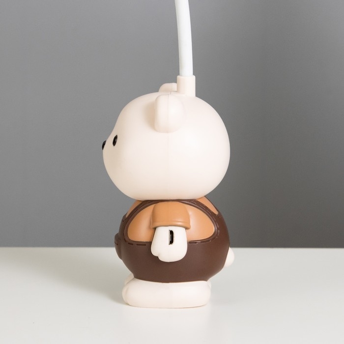 Ночник Ночник "Мишка" LED 2Вт бежево-шоколадный 7,5х7х12 см