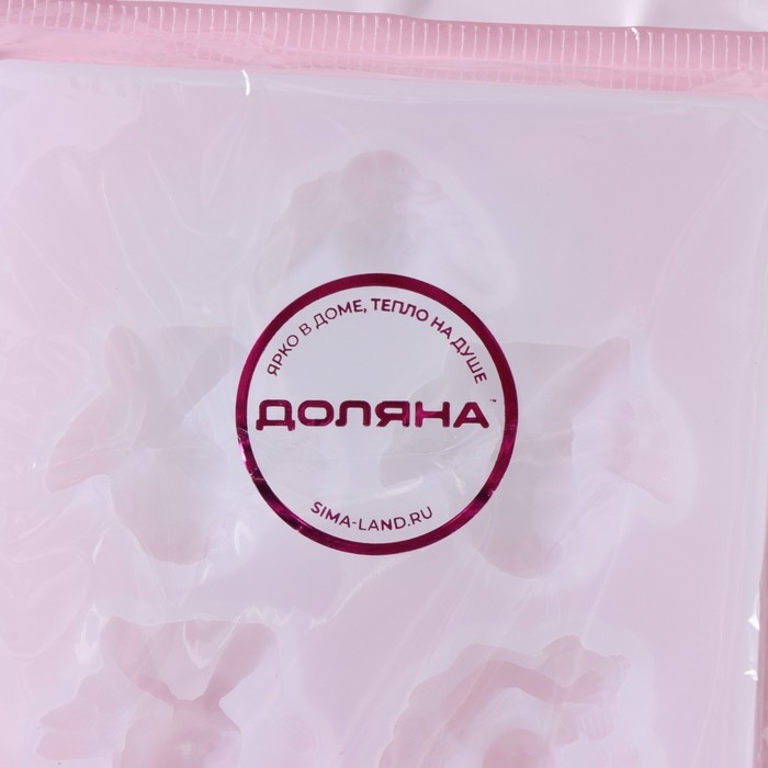 Молд Доляна &laquo;Ангелочки&raquo;, силикон, 12,5&times;8,5&times;1,5 см, 7 ячеек (3&times;3,5 см), цвет белый