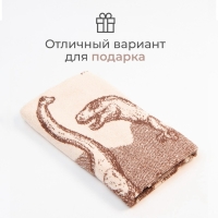 Полотенце махровое Этель &laquo;Мезозойская эра&raquo;, 50х90 см, 100% хлопок, 420 г/м2