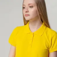 Рубашка поло женская Virma lady, желтая, размер M