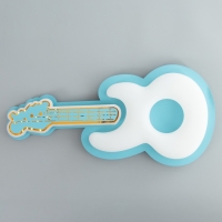 Люстра с ПДУ "Гитара" 1хLED 120Вт 3000-6000К голубой 64х30х7 см BayerLux Люстра с ПДУ "Гитара" 1хLED 120Вт 3000-6000К голубой 64х30х7 см BayerLux