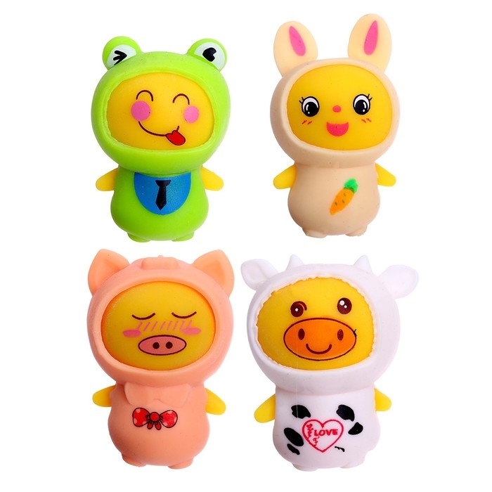 Мялка антистресс &laquo;Звери&raquo;, виды МИКС