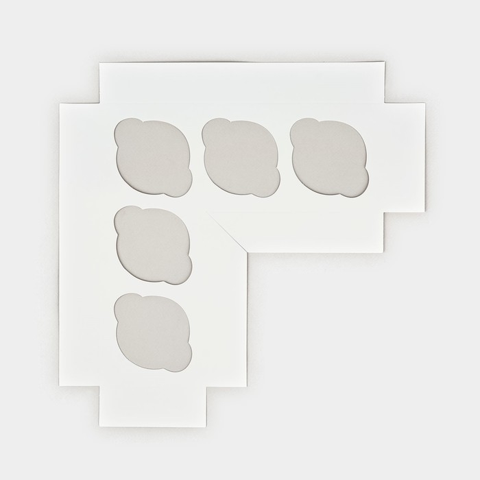 Коробка для капкейков &laquo;Бант&raquo;, 25 &times; 25 &times; 10 см