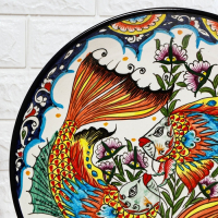 Ляган Риштанская Керамика "Рыбка", 32 см Ляган Риштанская Керамика "Рыбка", 32 см