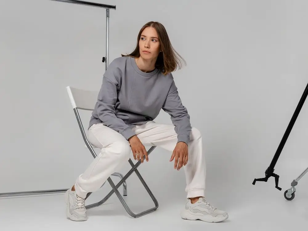 Свитшот Neofit, cветло-серый, размер XS/S