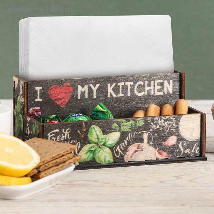 Органайзер для кухонных мелочей Органайзер для кухонных мелочей "Приправы", 16 см × 9,8 см × 7,3 см