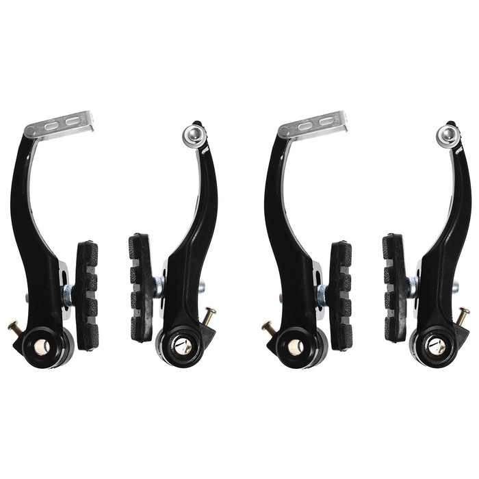 Комплект тормозов Dream Bike V-brake, алюминий, рамки 110 мм, колодки 60 мм, цвет чёрный Комплект тормозов Dream Bike V-brake, алюминий, рамки 110 мм, колодки 60 мм, цвет чёрный