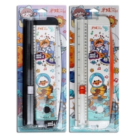 Резак для бумаги роликовый А4, до 3 листов, безопасное лезвие, длина реза 300мм,на блистере, МИКС Резак для бумаги роликовый А4, до 3 листов, безопасное лезвие, длина реза 300мм,на блистере, МИКС