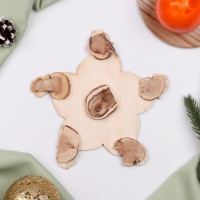 Подставка под горячее &laquo;На счастье&raquo;, D=20 см, можжевельник