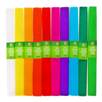 Набор бумаги крепированной "Классика", рулон, 10 штук/10 цветов, 50 х 200 см, 30 г/м2