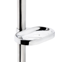 Душевая стойка ZEIN S01, с пластиковой мыльницей, поворотный держатель, сатин Душевая стойка ZEIN S01, с пластиковой мыльницей, поворотный держатель, сатин