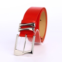 Ремень женский, ширина 3,3 см, пряжка металл, цвет красный Ремень женский, ширина 3,3 см, пряжка металл, цвет красный