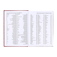 Ежедневник датированный 2025 года, deVENTE. Flag, Attomex. Arkona, твердая обложка бумвинил с поролоном, ляссе, блок 70 г/м2, красный