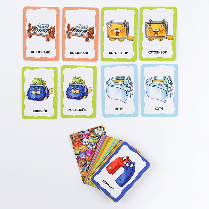 Набор карточек &laquo;Мемо. Котовасия&raquo;