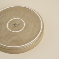 Тарелка обеденная фарфоровая SL Home «Песчаный бриз», d=21 см, цвет бежевый Тарелка обеденная фарфоровая SL Home «Песчаный бриз», d=21 см, цвет бежевый