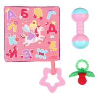 Набор игрушек для девочек "Давай играть", 3 предмета, Крошка Я Набор игрушек для девочек "Давай играть", 3 предмета, Крошка Я