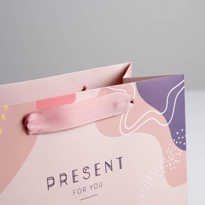 Пакет подарочный ламинированный квадратный, упаковка, Present for you, 22 х 22 х 11 см Пакет подарочный ламинированный квадратный, упаковка, Present for you, 22 х 22 х 11 см