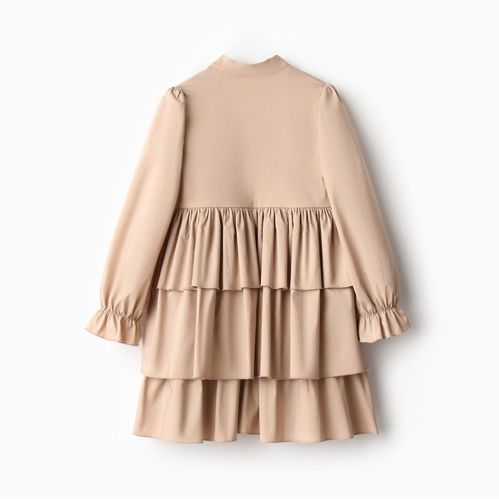 Платье для девочки MINAKU цвет бежевый,  рост 98 см