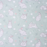 Постельное бельё Крошка Я «Зайчик на лужайке», 112х143 см, 60х120+20 см, 40х60 см, 100% хлопок, бязь Постельное бельё Крошка Я «Зайчик на лужайке», 112х143 см, 60х120+20 см, 40х60 см, 100% хлопок, бязь