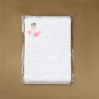 Кружевная эластичная ткань, 185 мм &times; 2,7 &plusmn; 0,5 м, цвет белый