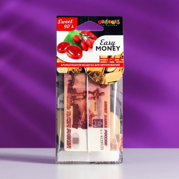 Ароматизатор подвесной 5000 рублей, Барбарис, EMN-07 Ароматизатор подвесной 5000 рублей, Барбарис, EMN-07