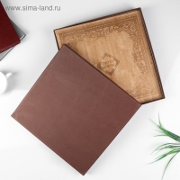 Фотоальбом магнитный 20 листов "Классика с узорами" под пробку в коробке 34х32х5,5 см Фотоальбом магнитный 20 листов "Классика с узорами" под пробку в коробке 34х32х5,5 см