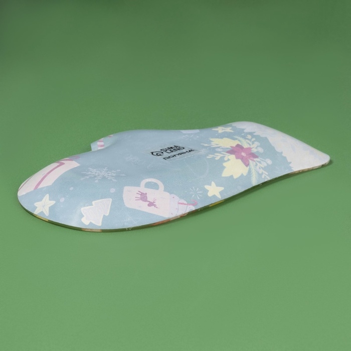 Блюдо стеклянное сервировочное Доляна «Рукавица. С Новым годом», 22,5×14 см, цвет зелёный Блюдо стеклянное сервировочное Доляна «Рукавица. С Новым годом», 22,5×14 см, цвет зелёный