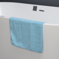 Тряпка для пола Raccoon, 250 г/м&sup2;, 60&times;80 см, микрофибра, с оверлоком, 1 шт, цвет голубой