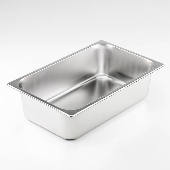 Гастроемкость 1/1 из нержавеющей стали, 150 мм, 53&times;32,5&times;15 см, толщина 0,8 мм