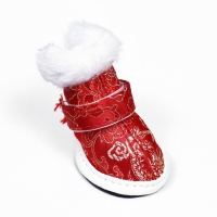 Ботинки "Забава", набор 4 шт, 1 размер, красные Ботинки "Забава", набор 4 шт, 1 размер, красные