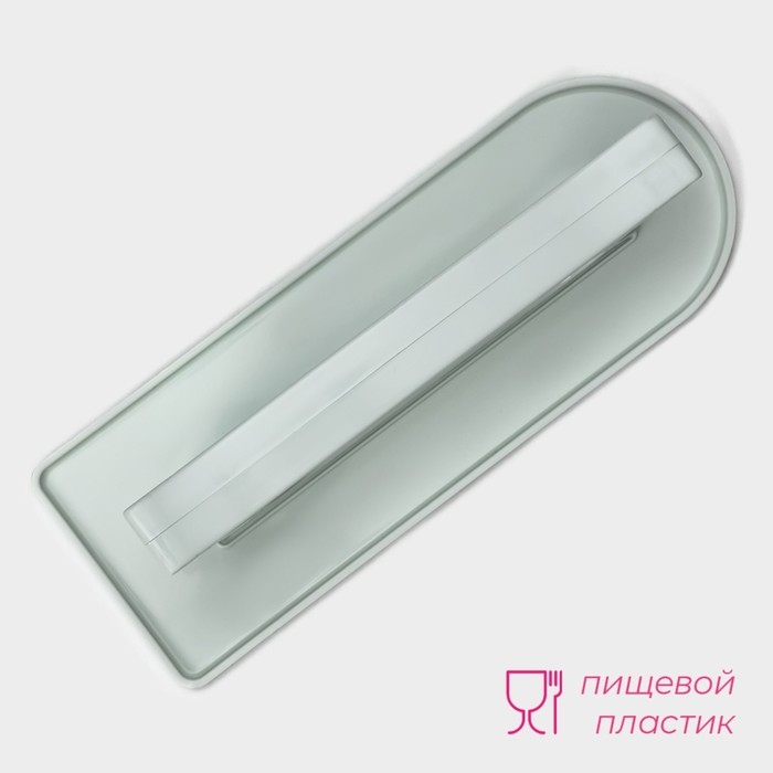 Кондитерский утюжок для мастики Доляна, 20,5&times;7,2 см, цвет серый