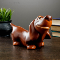 Копилка "Такса" коричневая, 25х12х15см Копилка "Такса" коричневая, 25х12х15см