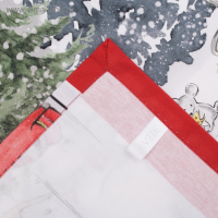 Скатерть "Этель" Праздник в лесу 147х220 см с ГМВО,100% хл,саржа 190гр/м2