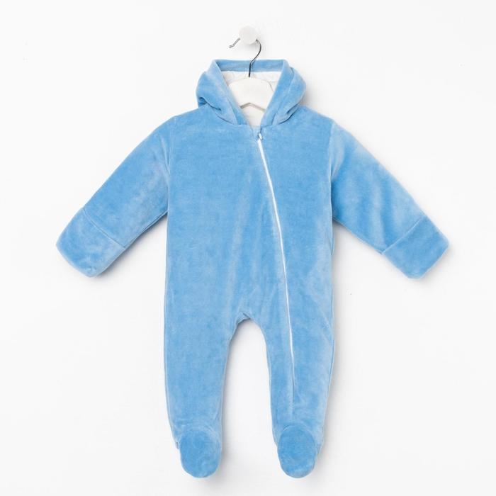 Комбинезон детский, цвет голубой, рост 62 см Комбинезон детский, цвет голубой, рост 62 см