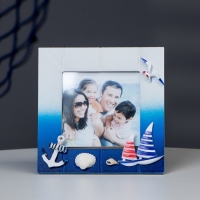 Фоторамка "Морской стиль", для фото 9*9см Фоторамка "Морской стиль", для фото 9*9см