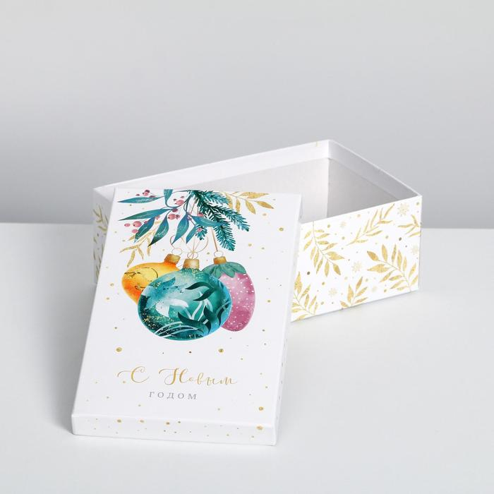 Набор подарочных коробок 10 в 1 &laquo;Счастливого Нового года&raquo;, 12 х 7 х 4 - 32.5 х 20 х 12.5 см, Новый год