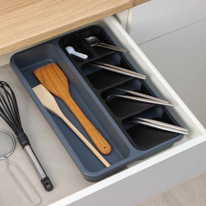 Лоток для столовых приборов, 40×26×5,1см, 6 отделений Лоток для столовых приборов, 40×26×5,1см, 6 отделений