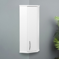 Шкаф навесной для ванной комнаты угловой "ПШ", 25 х 25 х 70 см