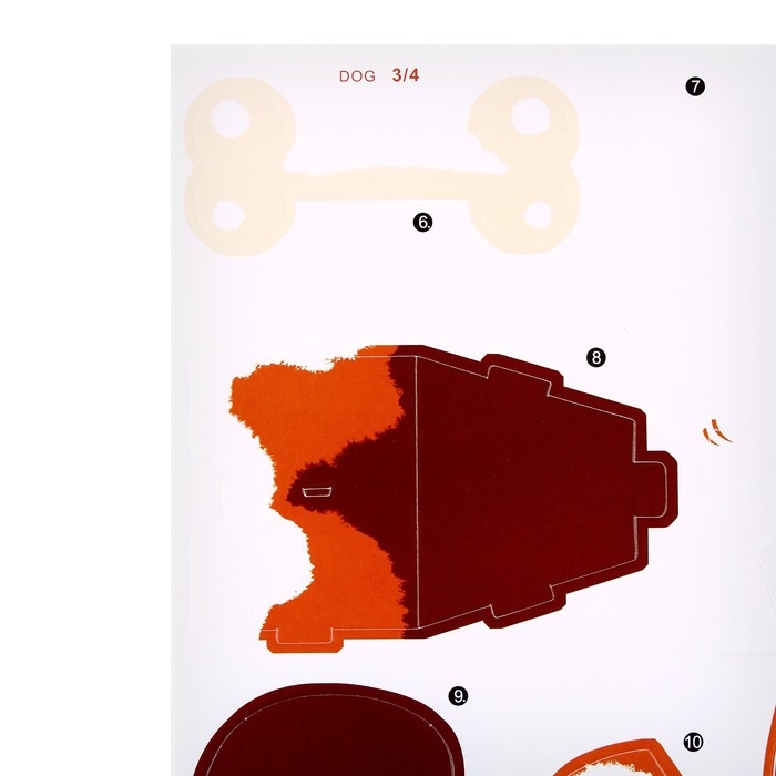 Набор для творчества создние 3D фигурки &laquo;Собака&raquo;