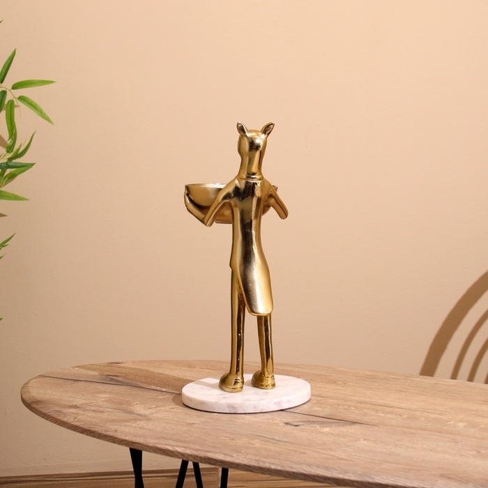 Блюдо Блюдо "Волк угощает" алюминий 20х25х42 см