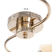 Люстра "Фокс" 2хЕ27 40Вт золото 46х20х27 см Люстра "Фокс" 2хЕ27 40Вт золото 46х20х27 см