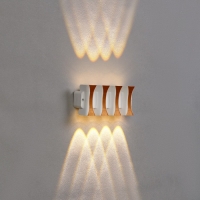 Светильник фасадный «Элегант», FSD-041, 8 Вт, 3000К, 4 луча, IP65, 220 В, пластик, белый Светильник фасадный «Элегант», FSD-041, 8 Вт, 3000К, 4 луча, IP65, 220 В, пластик, белый