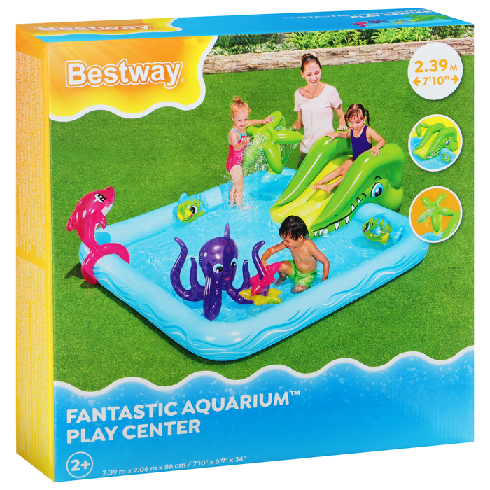 Игровой центр &laquo;Аквариум&raquo;, 239 х 206 х 86 см, от 2 лет, 53052 Bestway