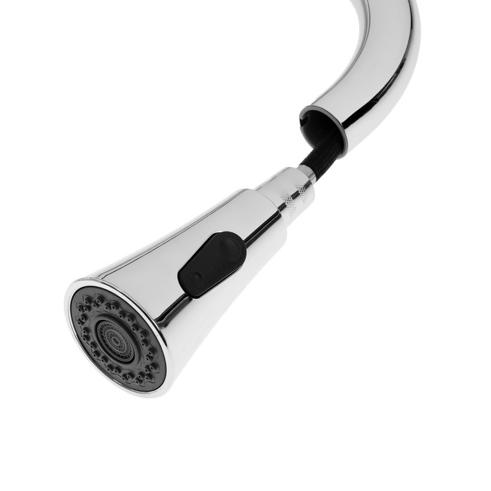 Смеситель для кухни ZEIN Z3710, вытяжной излив, аэратор 2 режима, ABS-пластик, хром Смеситель для кухни ZEIN Z3710, вытяжной излив, аэратор 2 режима, ABS-пластик, хром