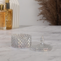 Органайзер для хранения, 1 секция, с крышкой, d = 8,3 × 10,5 см, цвет прозрачный Органайзер для хранения, 1 секция, с крышкой, d = 8,3 × 10,5 см, цвет прозрачный