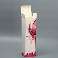 Коробка подарочная складная, упаковка, &laquo;Время пить вино&raquo;, 9 х 32 х 9 см