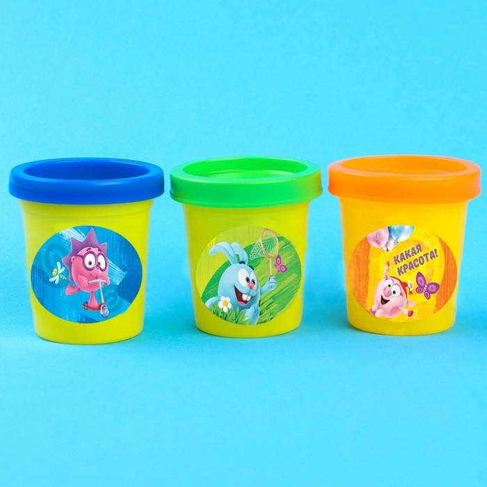 Набор для игры с пластилином Набор для игры с пластилином "Фигуры", СМЕШАРИКИ