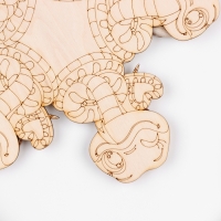 Подставка под горячее &laquo;К деньгам&raquo;, D=20 см, можжевельник