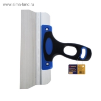 Шпатель фасадный ТУНДРА, 250 мм, нержавеющая сталь, двухкомпонентная рукоятка